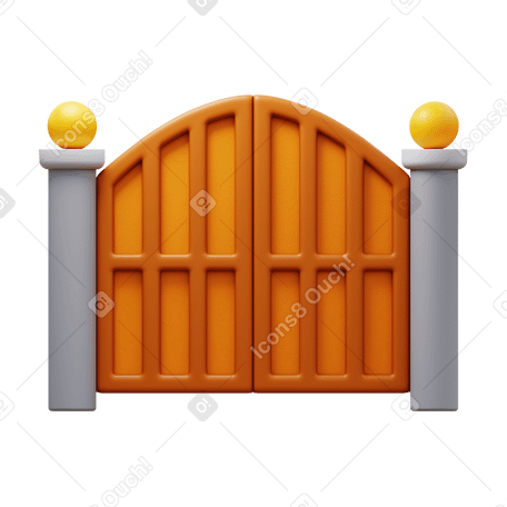 3D gate в PNG, SVG