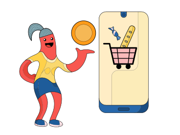 Онлайн шоппинг в PNG, SVG