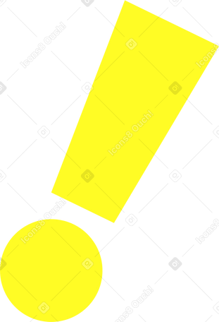 yellow exclamation mark в PNG, SVG