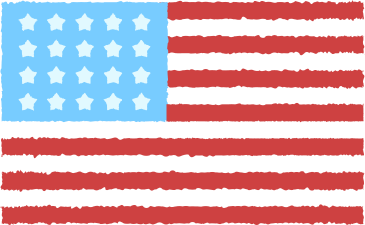 american flag PNG, SVG