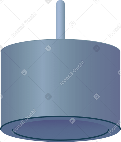 Douille d'ampoule bleue PNG, SVG