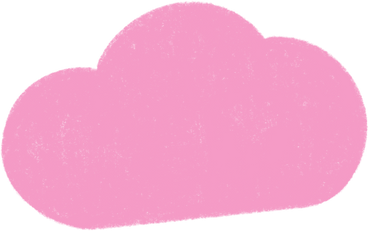 pink cloud PNG, SVG