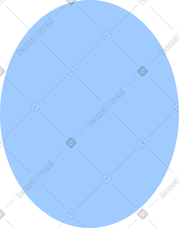 Light blue ellipse PNG, SVG