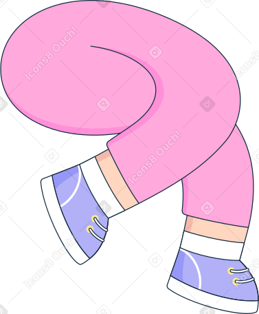 legs in pink pants в PNG, SVG