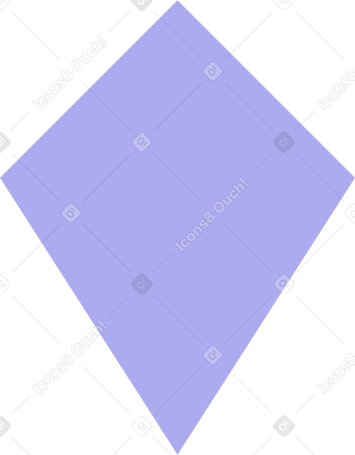 purple kite PNG, SVG
