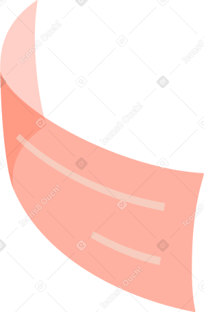 红色虚拟横幅 PNG, SVG