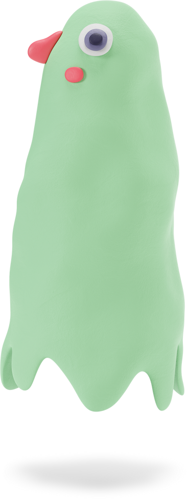 薄緑色のハロウィーンの幽霊 PNG、SVG