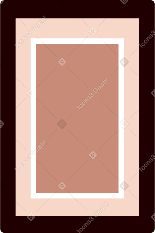 picture frame wall Illustration in PNG, SVG