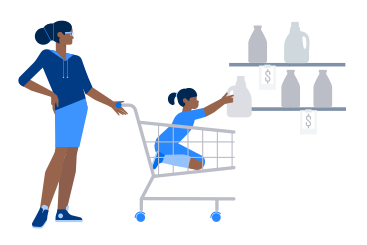 Shopping helper PNG, SVG