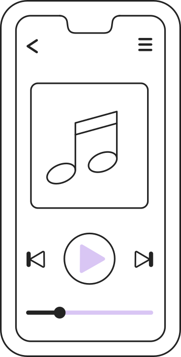 mobile music PNG, SVG