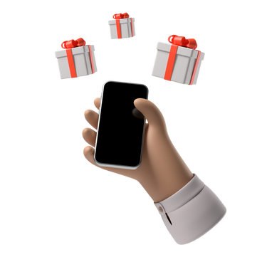 Покупка подарков в интернете в PNG, SVG