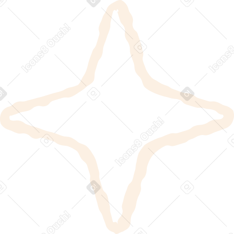 beige star Illustration in PNG, SVG