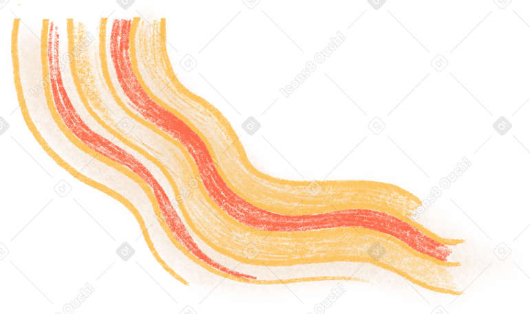yellow and red stripes PNG、SVG