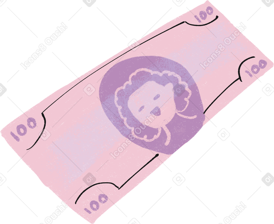 billete de banco PNG, SVG
