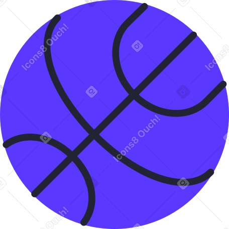 basketball ball Illustration in PNG, SVG