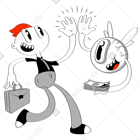 The Cuphead And Mugman Characters SVG, The Cuphead Show SVG