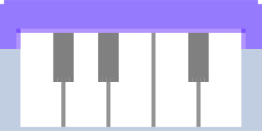 Цифровое пианино в PNG, SVG