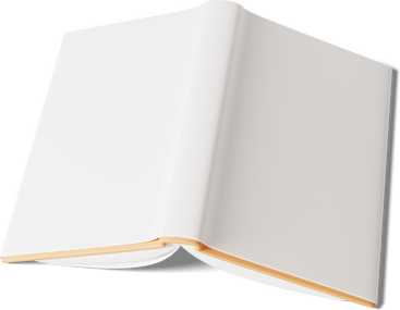 open book cover top view mockup PNG、SVG