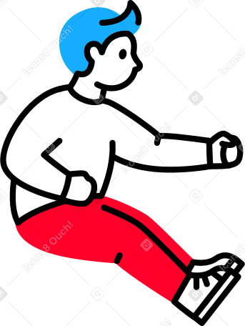 child sitting Illustration in PNG, SVG