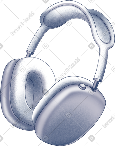 Wireless headphones PNG, SVG