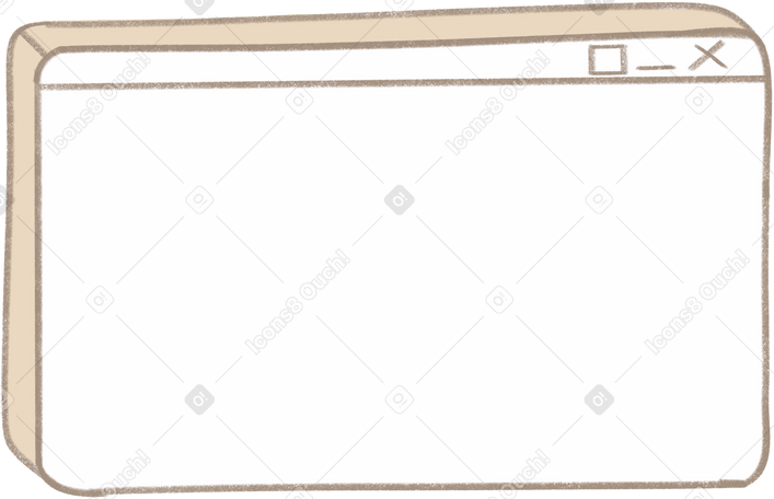 computer window Illustration in PNG, SVG