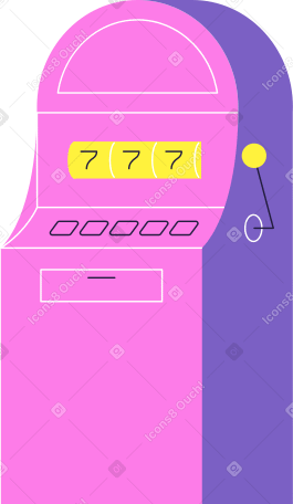 slot machine Illustration in PNG, SVG