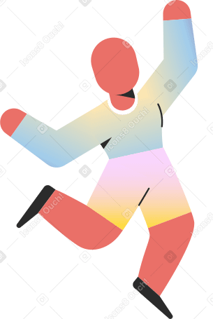 child jumping PNG, SVG