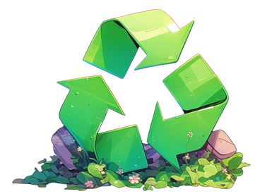 Signo de reciclaje PNG, SVG