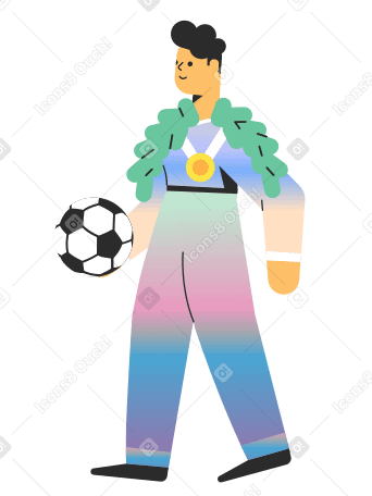 Football player PNG, SVG