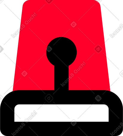 the red beacon of the deliverer PNG, SVG