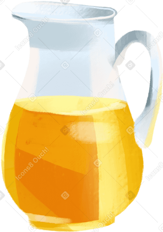 orange juice carafe PNG, SVG
