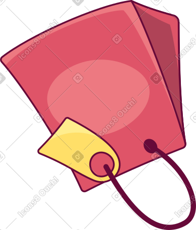 package with a label PNG, SVG