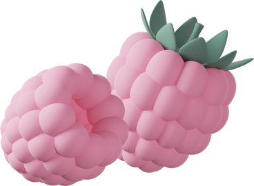 Pink raspberries  PNG, SVG