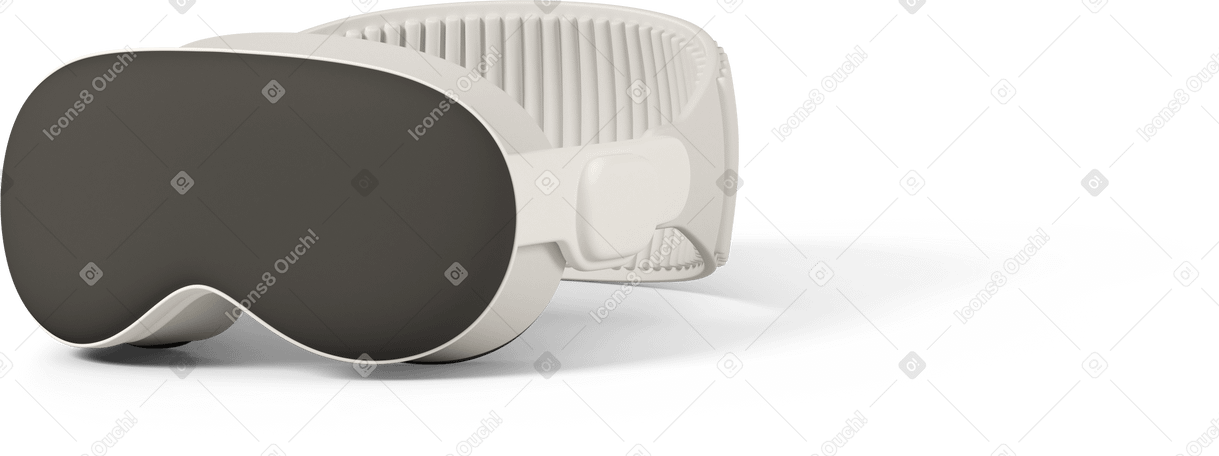 3D virtual reality glasses PNG, SVG