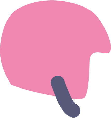 pink helmet Illustration in PNG, SVG