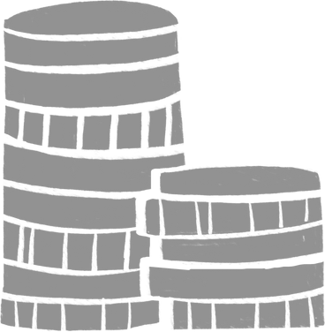 gray pile of coins PNG, SVG