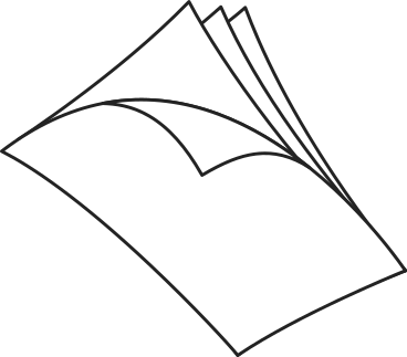 Vier blatt papier PNG, SVG