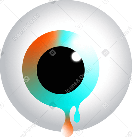 Объемный глаз в PNG, SVG