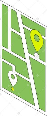 geotagged map Illustration in PNG, SVG