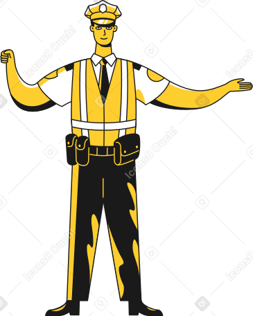 traffic guard PNG, SVG