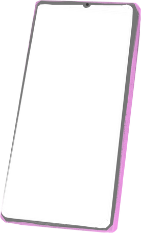 Illustration téléphone aux formats PNG, SVG
