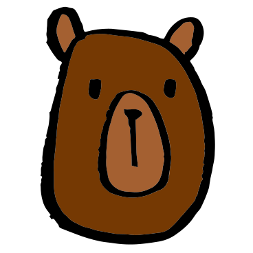 クマの頭 PNG、SVG