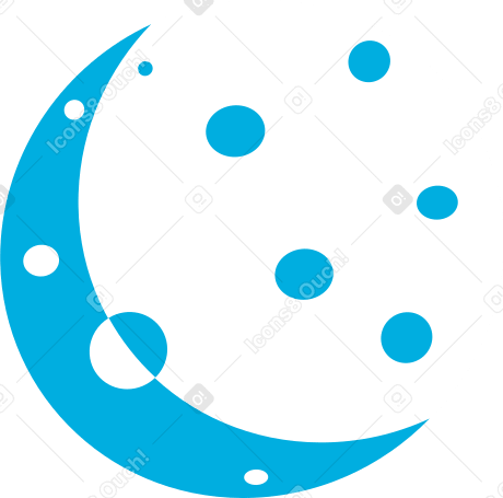 lune PNG, SVG