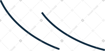 Two black lines of motion PNG, SVG