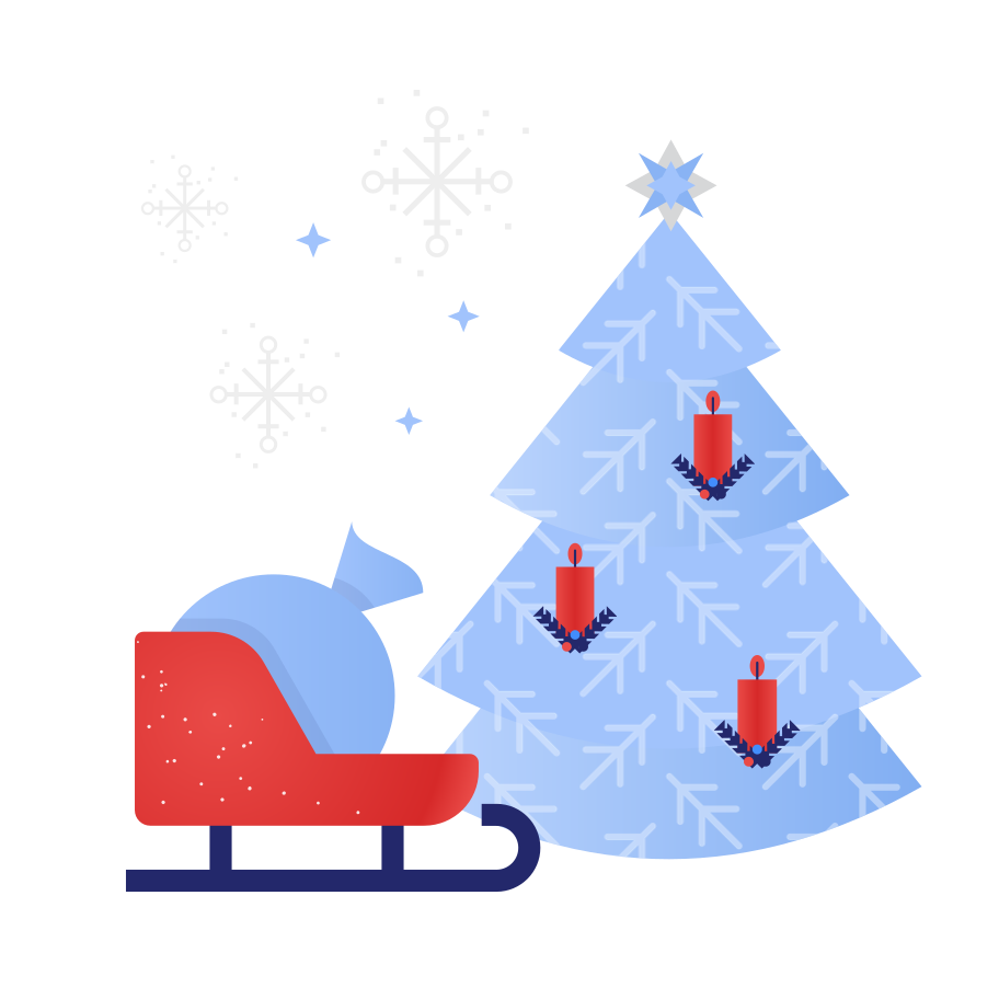 Christmas is coming  Illustration in PNG, SVG