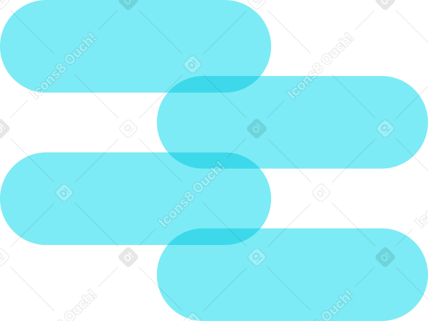 blue gls bubbles steps Illustration in PNG, SVG