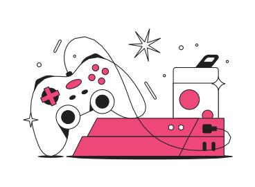 Gaming console for video games PNG, SVG