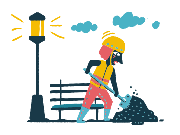 Utility worker PNG, SVG