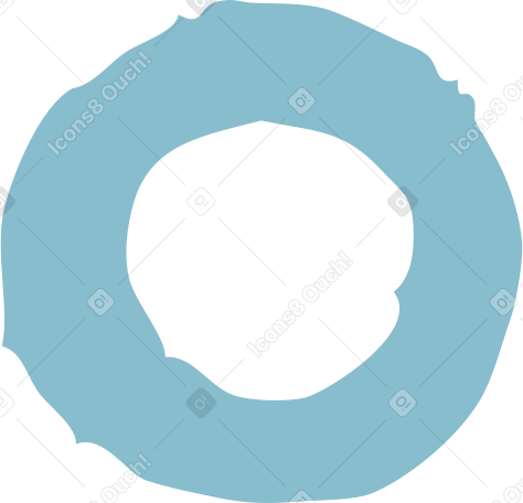 blue ring shape в PNG, SVG