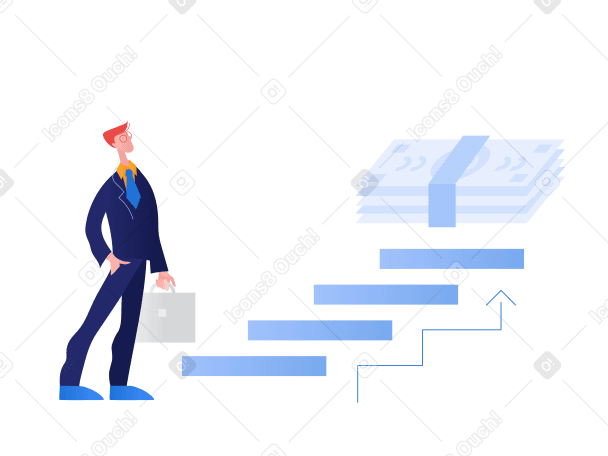 Strategic plan for business Illustration in PNG, SVG